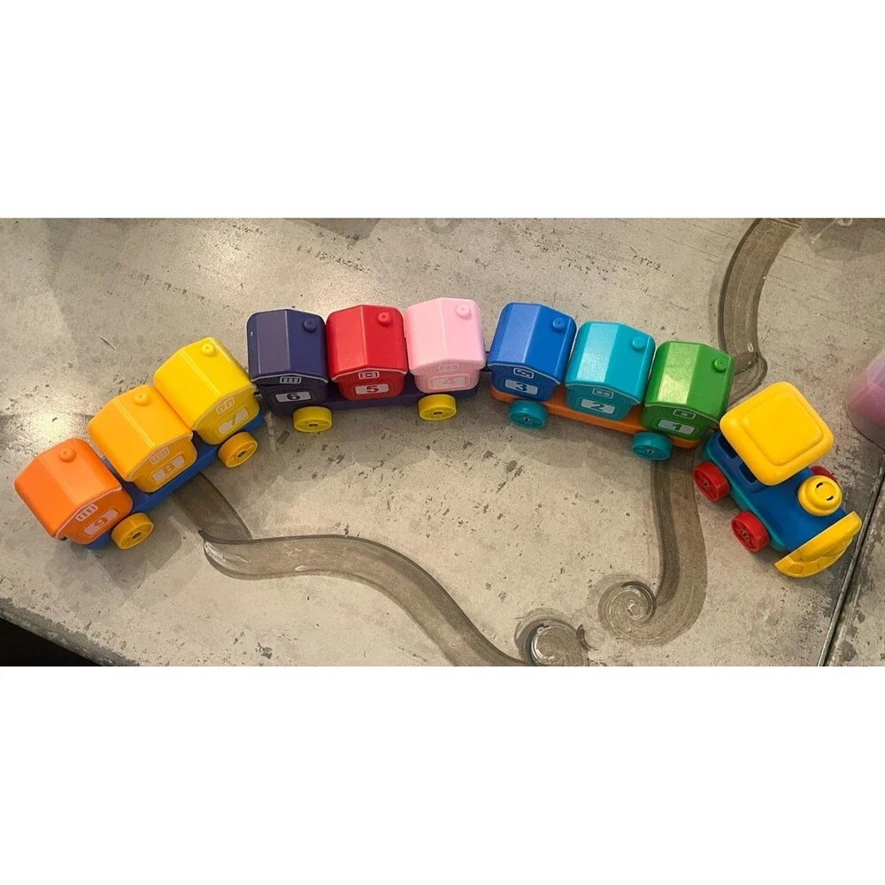 Montessori Animal Train Counting Colors Matching Sorting Toddler 23 Pieces